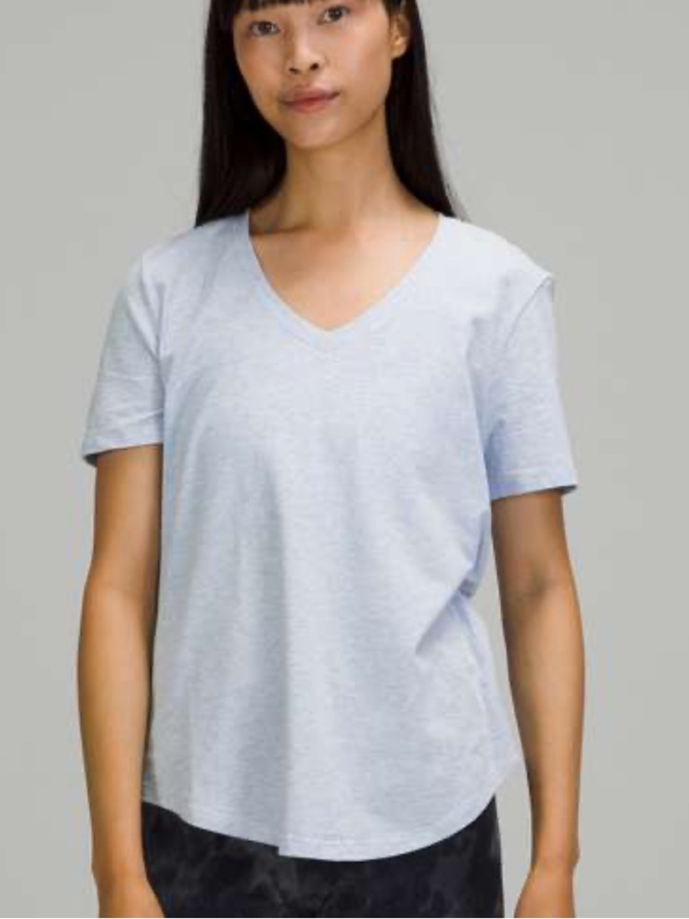 GUC Lululemon Love Tee Serene Blue Size 6